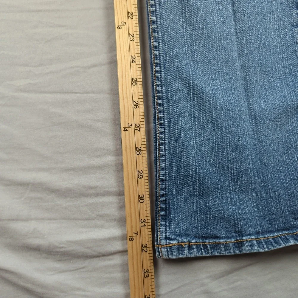 Vintage Lawman Jeans Womens 5 6 Blue Boot Cut Embelished Pockets Western Rodeo‎
